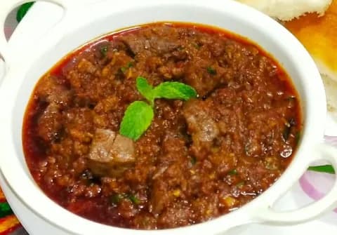 Keema Kaleji (Full Plate) - Hotel Muhammadi Palace, Jaipur