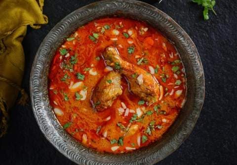 Chicken Curry - Hotel Nayaab, Ghansi Bazaar, Hyderabad