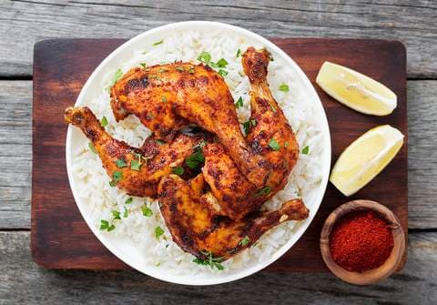 Tandoori Chicken (Half) - Hotel Nayaab, Ghansi Bazaar, Hyderabad