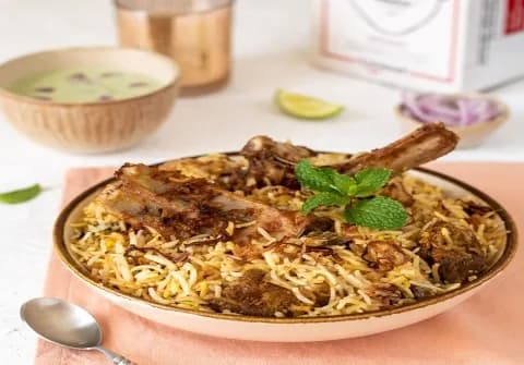 Mutton Biryani (4 pieces) - Raheem (Lucknow)