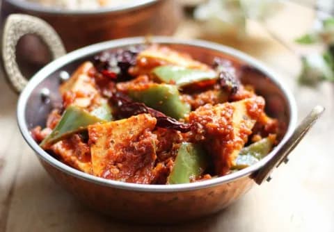 Kadai Paneer (Half) - Kesar Da Dhaba, Amritsar