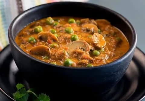 Matar Mushroom - Shree Balaji Veg Restaurant, Pink City, Jaipur