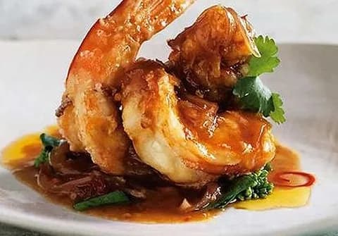 Grilled Prawns - Britto's Restaurant, Goa