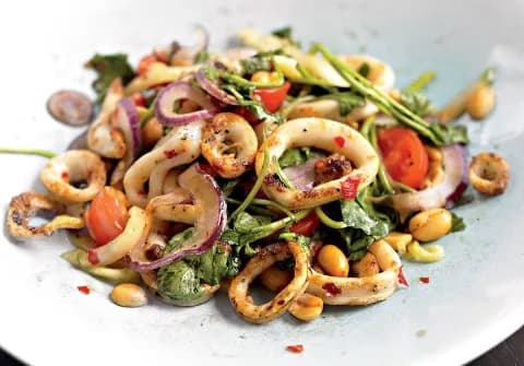 Grilled Calamari/Squid - Britto's Restaurant, Goa