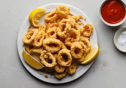 Fried Calamari - Britto's Restaurant, Goa
