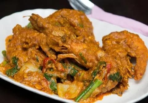 Prawn Baffad (Gravy)- Britto's Restaurant, Goa