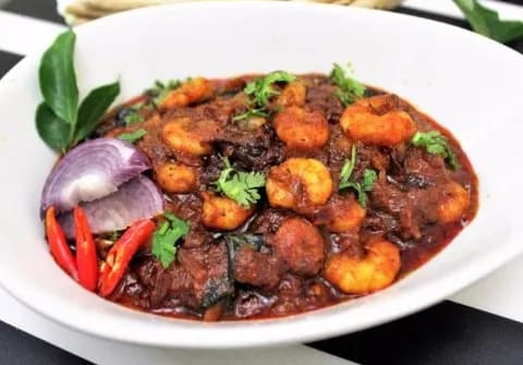 Prawn Balchao (Gravy) - Britto's Restaurant, Goa