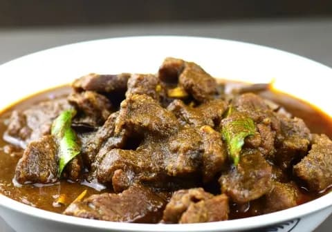Mutton Curry - Kayees Rahmathulla Cafe, Mattancherry, Kochi