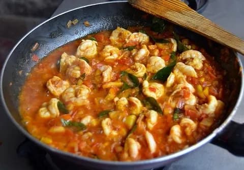 Prawns Masala - Mary's Kitchen, Fort Kochi, Kochi