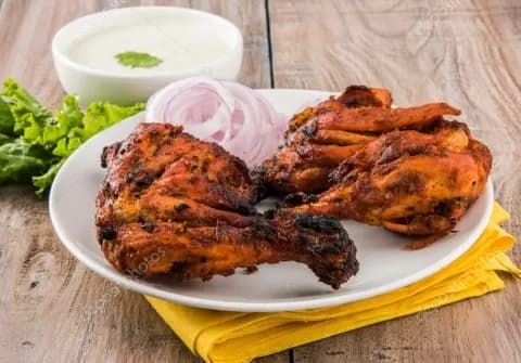 Tandoori Chicken (Half) - Arbab Riyaan Hotel, Tolichowki, Hyderabad
