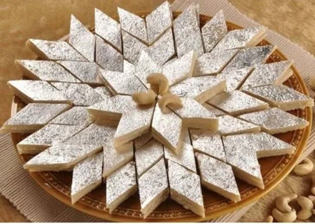 Kaju Barfi - 1/2Kg- Netram Ajay Kumar, Lucknow