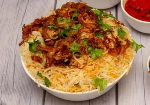 Chicken Biryani 1 Pcs (1 person)- Arbab Riyaan Hotel, Tolichowki, Hyderabad
