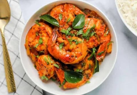 Prawns Cream Curry with Coconut - Little Maxim's Seafood Restaurant, Kochi