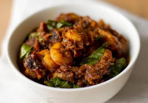 Tiger Prawns Roast and Curry - Little Maxim's Seafood Restaurant, Kochi