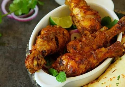 Zafrani Tikka (Full) - Open Air Restaurant, Lucknow