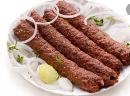 Seekh Kebab (Half) - Open Air Restaurant, Lucknow