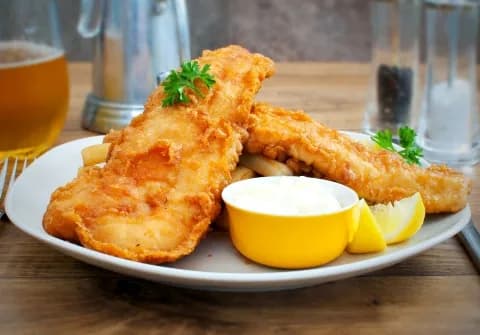 Batter fried seafood plate - Fusion Bay, Fort Kochi, Kochi
