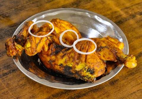 Chicken Roasted (Half) - Mubeen's, Chowk, Lucknow