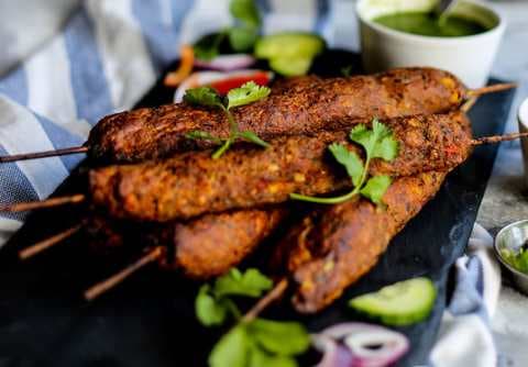 Makai Malai Seekh Kebab - Sarvi Restaurant, Banjara Hills, Hyderabad