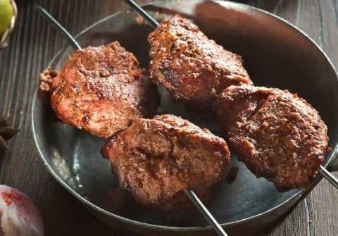 Awadhi Mutton Boti Kebab (8 pcs) - Sarvi Restaurant, Banjara Hills, Hyderabad