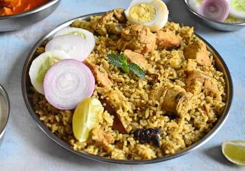 Chicken Donne Biryani - Maa Ooru Biryani, Kukatpally, Hyderabad