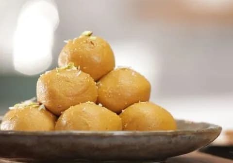 Motichoor Ladoo (500gms) - Kanha Sweets, Amritsar