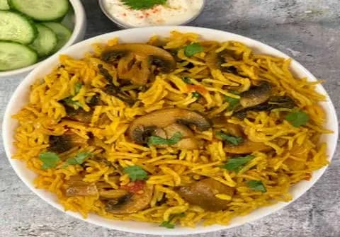 Mushroom Biriyani - Devi Grand Hotel, Hyderabad