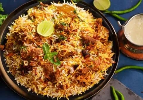 Mutton Dum Biriyani - Devi Grand Hotel, Hyderabad