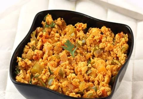 Paneer Bhurji - Mama Meat Shop, Amritsar
