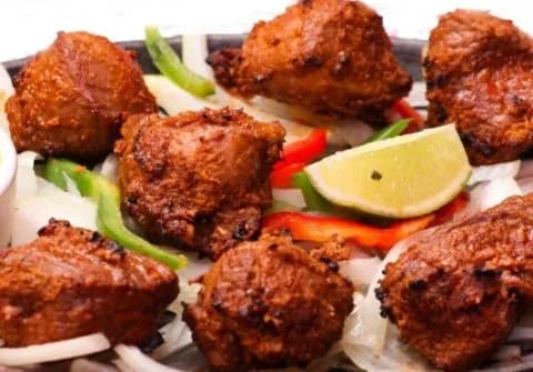 Mutton Boti Kabab (Half) - Wahid Biryani, Lucknow