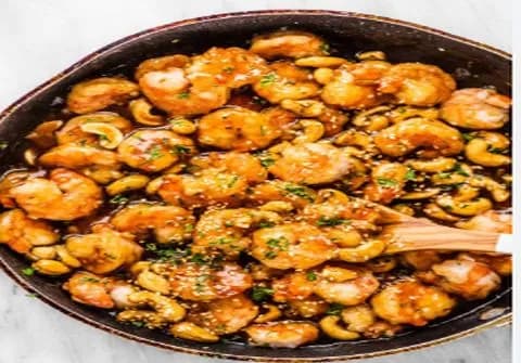 Honey Prawns with Cashew Nuts - Imperial, Hyderabad