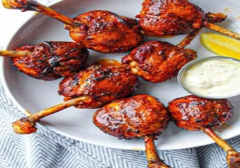 Chicken Lollipop (4pcs) - Kale Da Dhaba, Amritsar