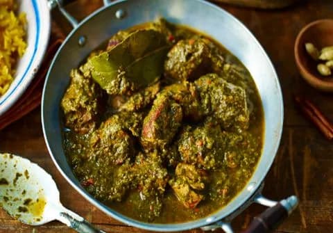 Mutton Saagwala - Kale Da Dhaba, Amritsar