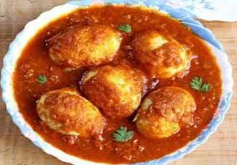 Egg Curry - New Friends Dhaba, Amritsar