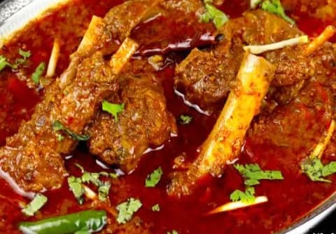 Mutton Chap Curry - Surjit Food Plaza, Amritsar