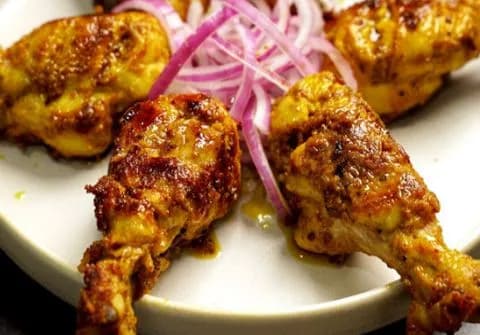Chicken Tangri Kalmi Kabab (8pcs - Full) - Surjit Food Plaza, Amritsar