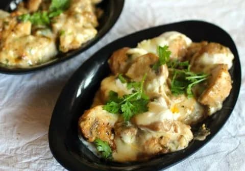 Mushroom Malai Tikka - Surjit Food Plaza, Amritsar