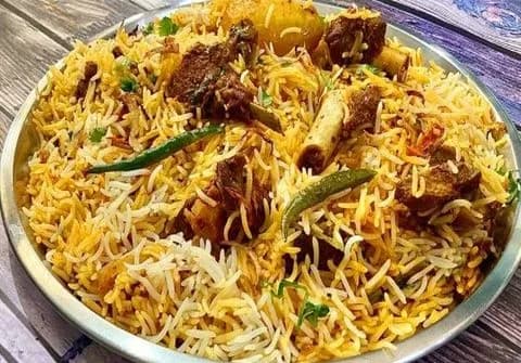 Mutton Biryani (full - 4people) - Cafe 555, Hyderabad