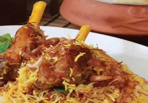 Nalli Ghosh Ki Biryani (2 Pcs) - Cafe 555, Hyderabad