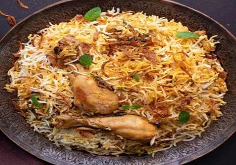 Chicken Biryani (Full)- Cafe 555, Hyderabad