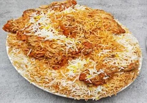 Chicken Biryani Jumbo Pack (8 Pcs Full Bird) (For 6-7 Persons) - Cafe 555, Hyderabad