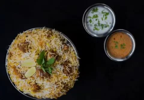 Special Mutton Biryani Regular (8 Pcs) - Chicha's, Lakdikapul, Hyderabad