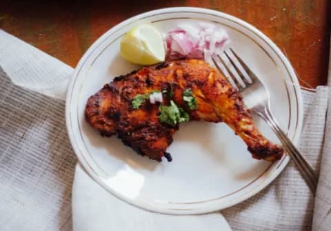 Chicken Tangdi Kebab(2 pieces)-Tunday Kababi,Aminabad(Lucknow)