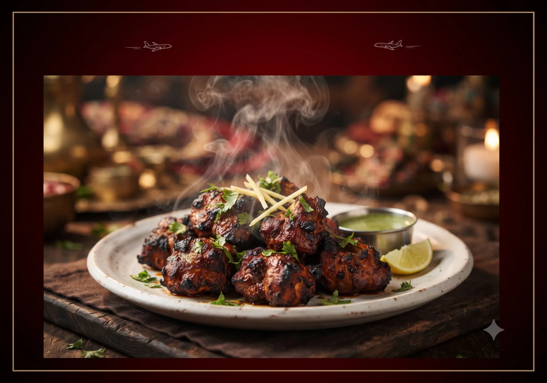 Mutton Boti Kebab (Dastarkhwan, Lucknow) - Full