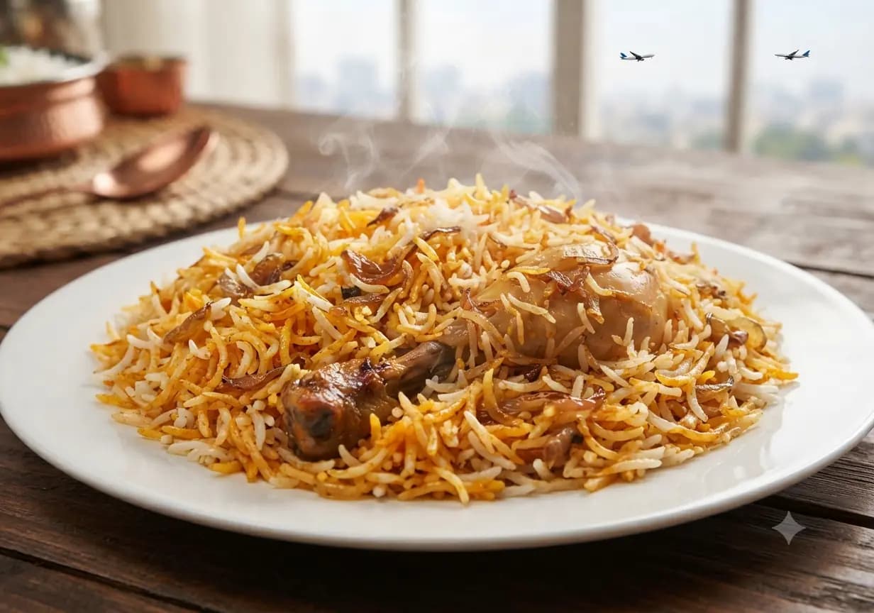 Mutton Biryani(4pieces)-Tunday Kababi, Aminabad(Lucknow)